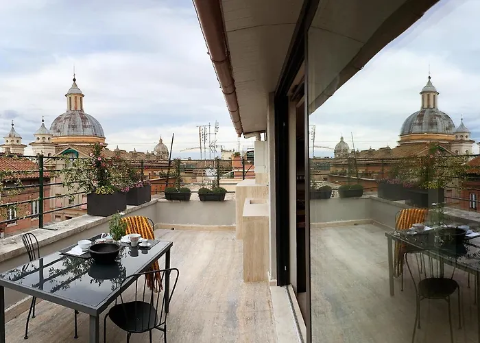 Una favolosa terrazza nel centro di Roma
